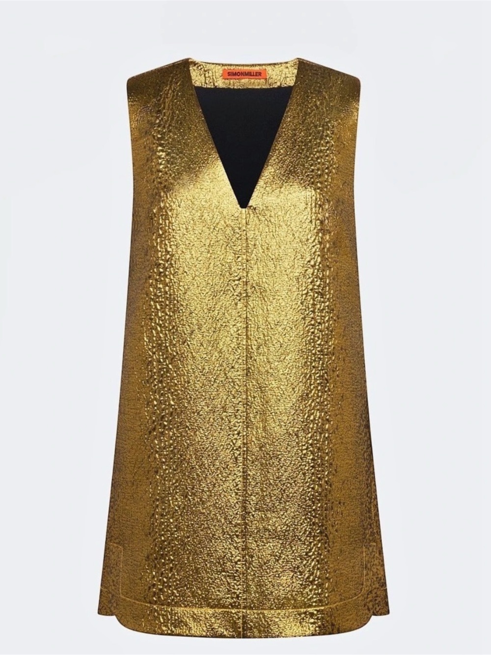 Simon Miller Fountain Metallic Mini Dress